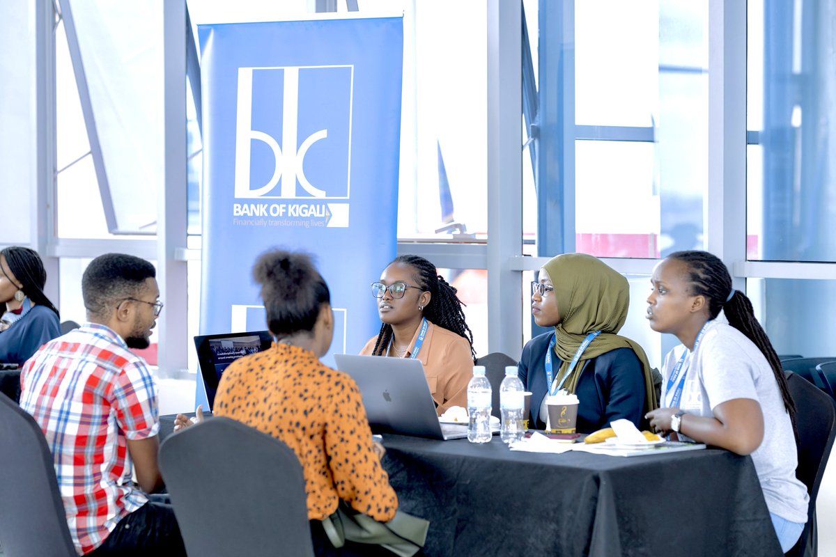 tesi_sharon's tweet photo. Grateful for the opportunity to present @BankofKigali’s Digital Factory at @CMU's Career Fair with @DorothyTonit &amp; @Teta_Nada! 🎉 Amazing to connect with talented graduates, share our journey, and inspire the next wave of innovators! 🌟 https://t.co/clLZ1n6x8B