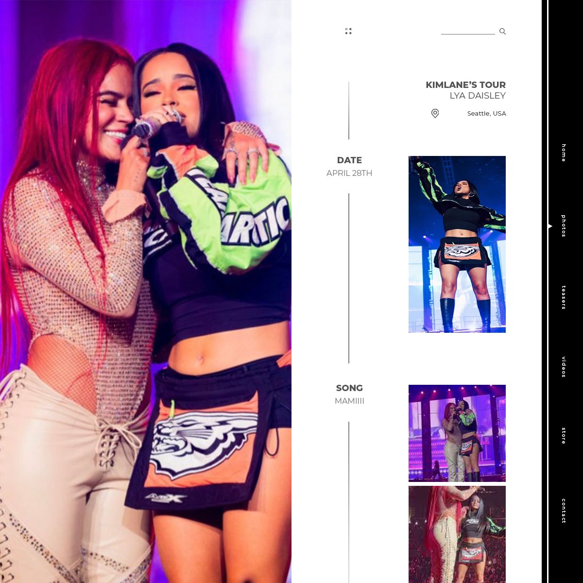 ⠀⠀⠀ ⠀
⠀⠀⠀ ⵌ dailyupdates • • • new post!

Lya Daisley était présente sur la tournée de Kimlane Dawson en tant que première partie.

⠀⠀