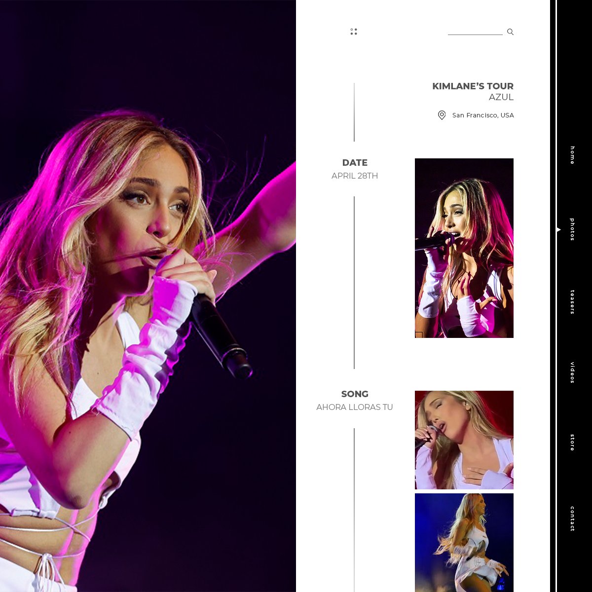 ⠀⠀⠀ ⠀
⠀⠀⠀ ⵌ dailyupdates • • • new post!

AZUL était présente sur la tournée de Kimlane Dawson en tant que première partie.

⠀⠀