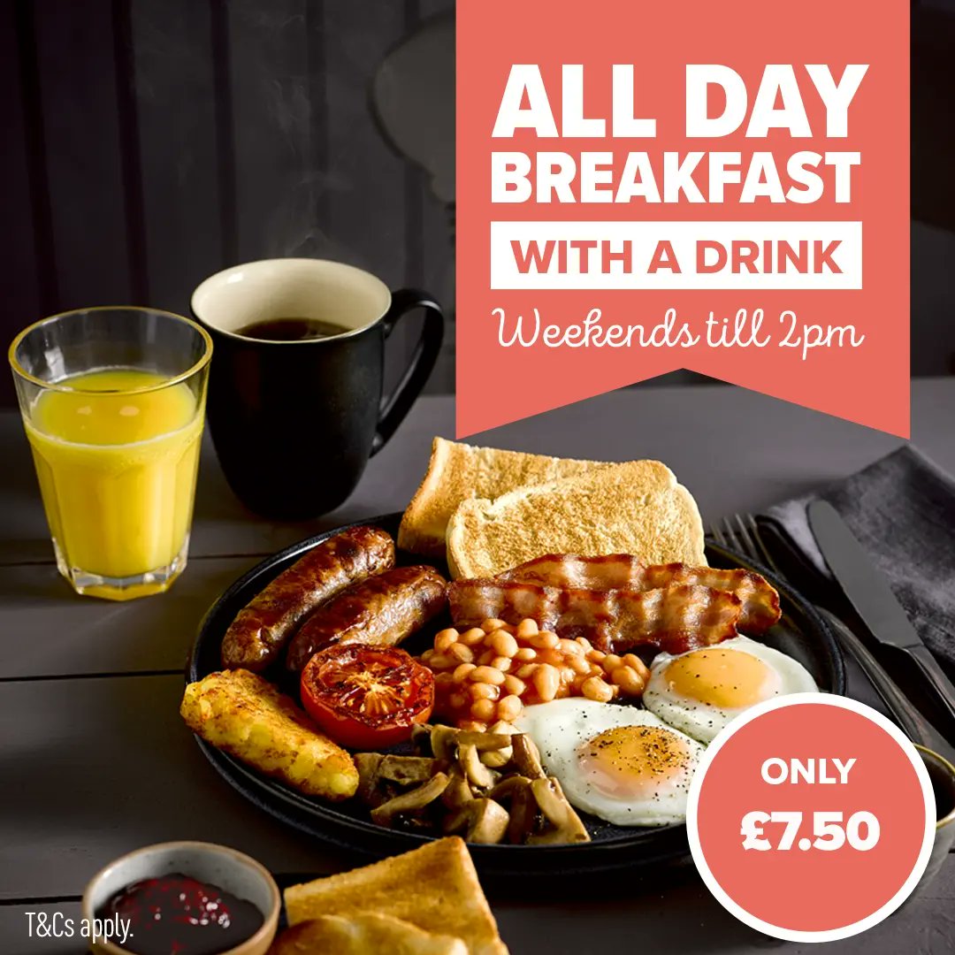 duckinnb98's tweet photo. It's #supersaturday #SaturdayMotivation
The #weekend starts with the launch of our #brunch 🍳 #breakfast offer with a drink for ONLY £7.50 from midday until 2pm #saturday &amp; #sunday 
@RedditchTownFC

 #pubdeals #pubdrinks #redditch #redditchevents #redditchpub #theduckinnredditch https://t.co/mNpdbz0kbX