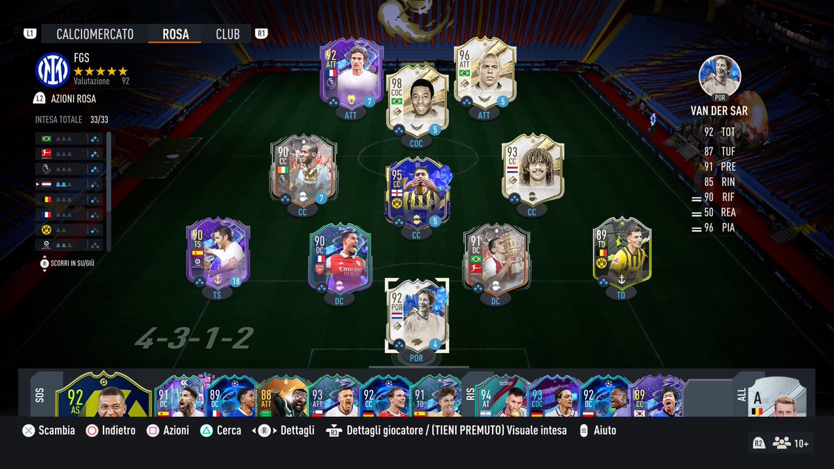 ArkenVI's tweet photo. #FGS4 #FIFA23 
La squadra che ci accompagnerà per la qualifica n 4 di Fifa 23 💪🏼 https://t.co/Ix8GLS71w6