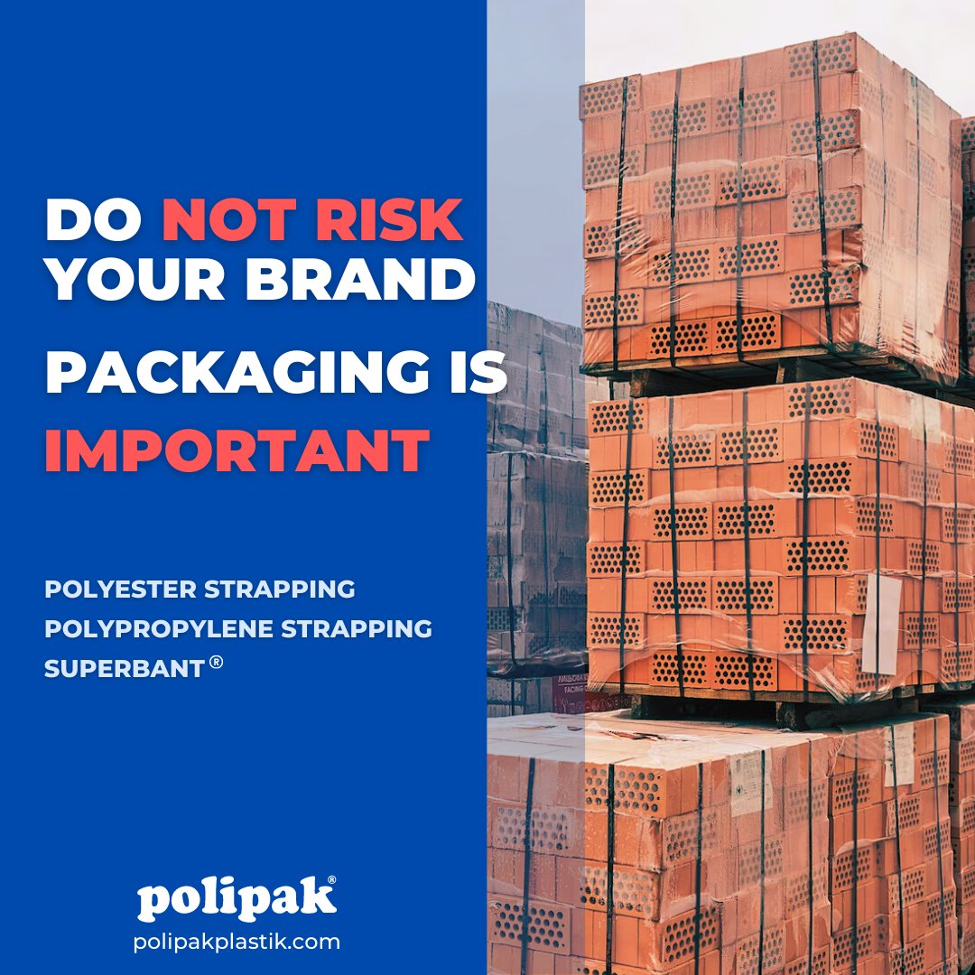 polipak_plastik's tweet image. Do Not Risk Your Brand 
Packaging Is Important

Polyester Strapping
Polypropylene Strapping
SuperBant

#polyesterstrapping #polypropylenestrapping #superbant #packaging #strapping #polipak #packagingisimportant