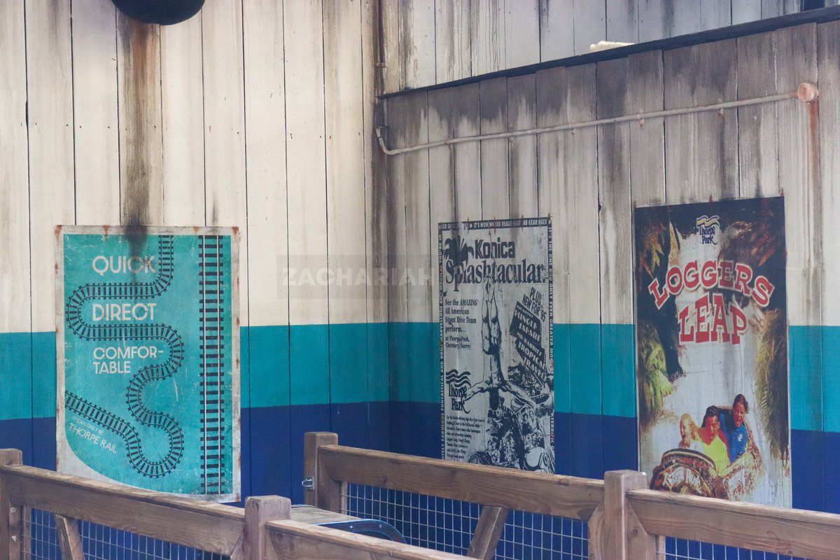 zachariahassler's tweet photo. New for 2023 Ghost Train has a very impressive queue line with so much Thorpe Park Nostalgia 😂 #thorpepark #ghostrain #spooky https://t.co/hJc3rDcoyn