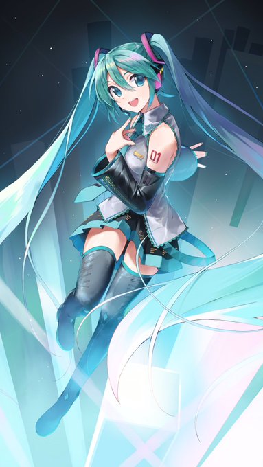 初音ミク  #初音ミク16周年描き下ろし