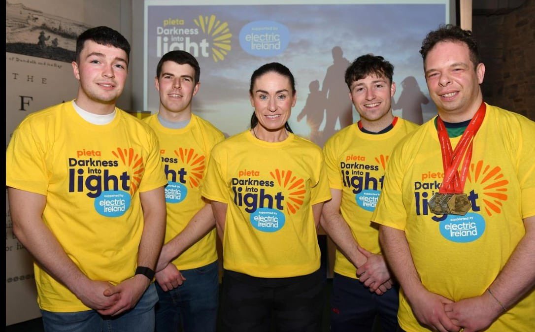 Louth Senior Hurling Captain Feidhleim Joyce &amp; Louth Senior Footballer Tom Jackson, alongside fellow representatives of Senior Football Champions Ardee St Marys &amp; a whole host of other local sports stars, attended the launch of the event recently. 
 darknessintolight.ie/sign-up
