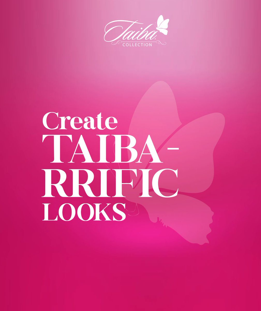 TaibaGcc's tweet photo. Create your Taibarrific looks with Taiba Multi-brand Collection consisting of pret and unstitched collection.

📍https://t.co/i8VFNNyUhi

#Jeddah | #Khobar | #Dubai | #Bahrain &amp; #Riyadh Coming Soon
WhatsApp:0555921614 

#Taibacollection #SaudiArabia #Uae #GCC #Multibrandstore https://t.co/CrWtEaQa9A