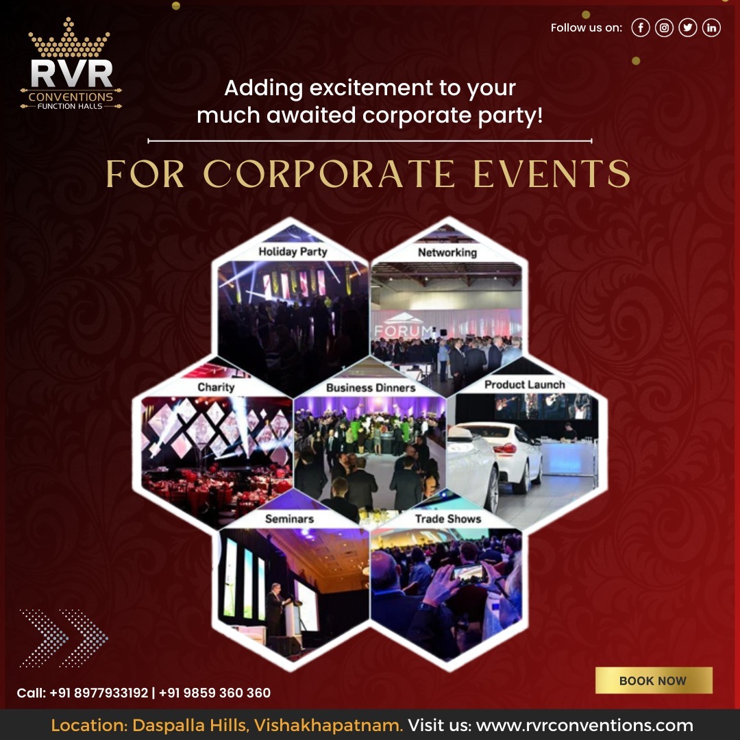 RvRConventions's tweet photo. Adding Excitement to ypur much awaited corporate party!
For Corporate events.

We Specialize in:
Corporate Events | Weddings planners | Conferences &amp; Meetings | Exhibitions | Special Events | Product Launches | Birthdays &amp; Theatrical Events https://t.co/AwGdjDXFMq