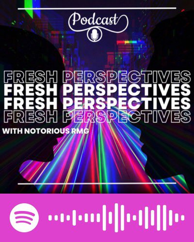 Subscribe to my podcast #FreshPerspectives on @spotifypodcasts or Apple Podcasts. First episode is live with Andretti from the Andretti Hour. Let me know what you think #contentcreators #notoriousrmg #notoriousrmgpodcasts