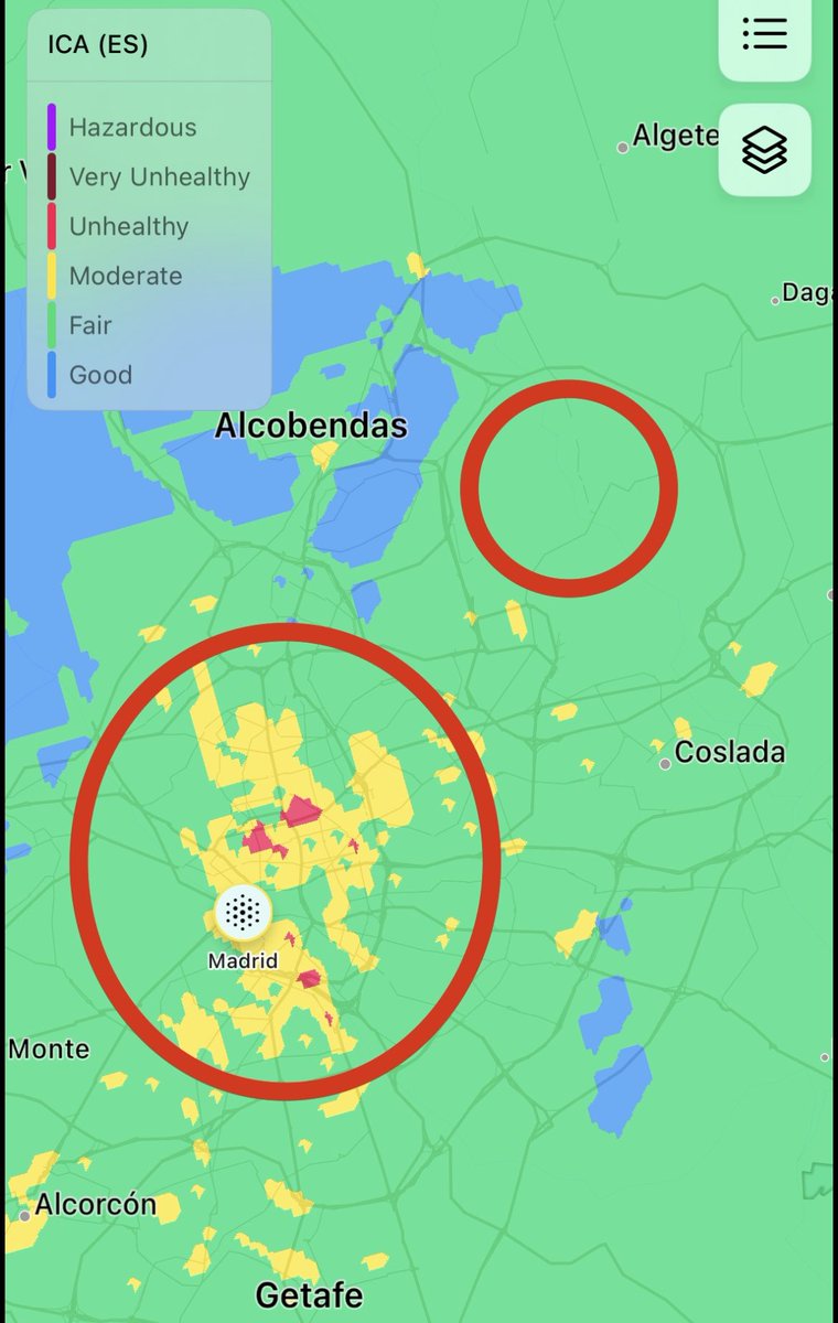 si_ampliacio's tweet photo. Molts polítics han articulat el discurs on els aeroports són fum i CO₂.
No és cert.

👉L'índex nacional de qualitat de l'aire (ICA) no menteix. La qualitat de l'aire és infinitament superior als aeroports que no pas a les ciutats.

Avancem o retrocedim⁉️

Apostem pel SAF ♻️✈️👩🏼‍✈️ https://t.co/YnDUSGrFwU