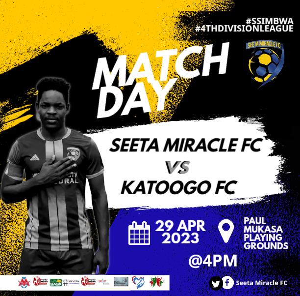 seetamiracleFC's tweet photo. It's MATCHDAY we are at home to Katoogo FC. 3 points is what we need, zonals is the goal. 
#MsaveMultipurposeCooperative 
#SeetaMiracleCentre
#Morethanjustagame https://t.co/sK74OA3mls