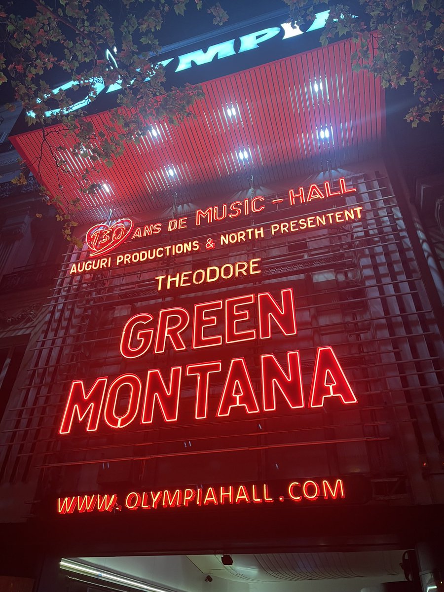 _the0o's tweet photo. L’Olympia~ Green Montana‼️ https://t.co/0RBhLUexUW
