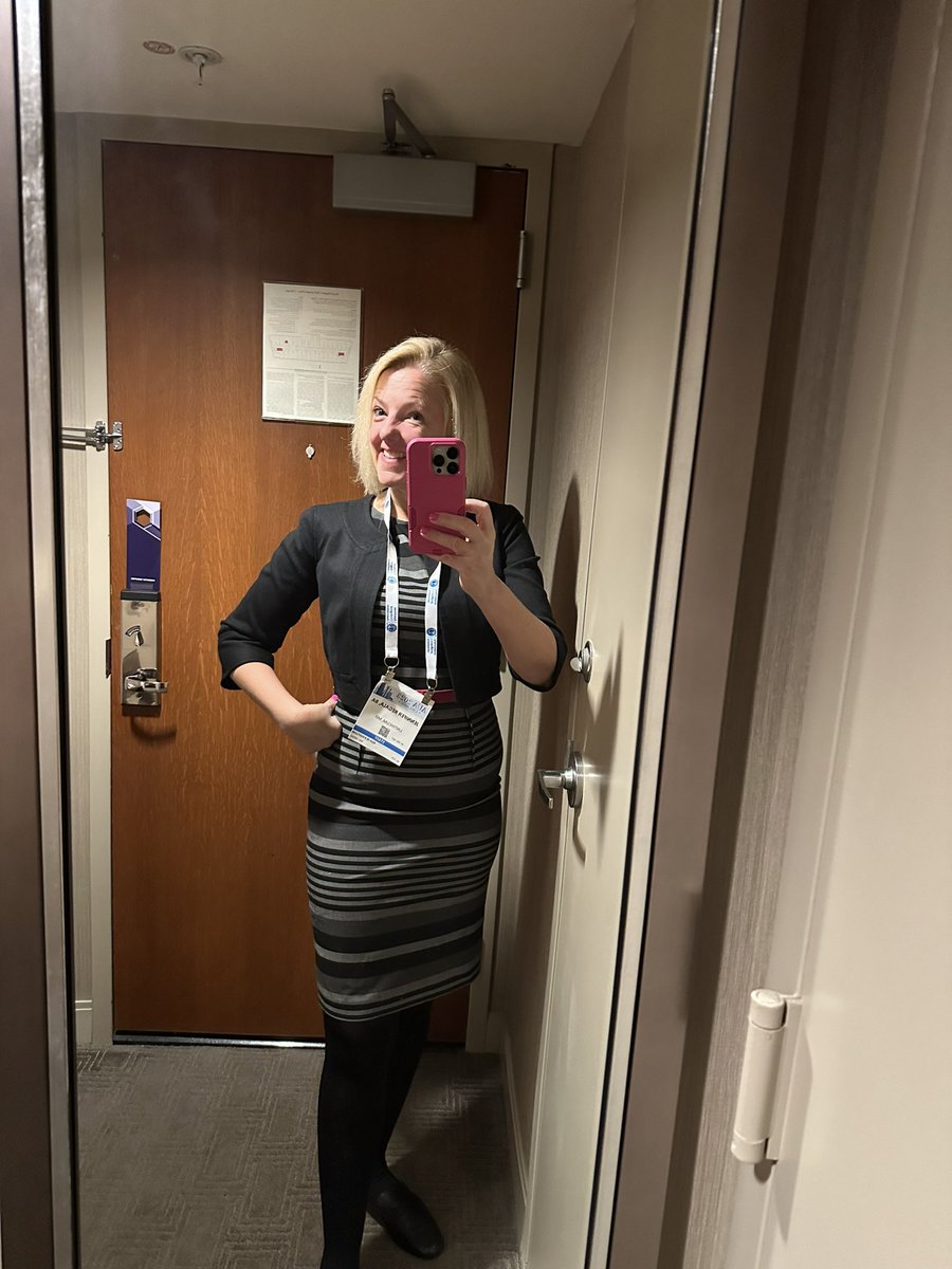 JenniferARegala's tweet photo. Early bird π¦ #AUAFItCheck π
off to Publications Committee, @JUrology meeting of our senior editorial team, and more π canβt wait to see everyone today! The vibes this weekend are IMMACULATE π #AUA23 https://t.co/Dn5ddKhCF6