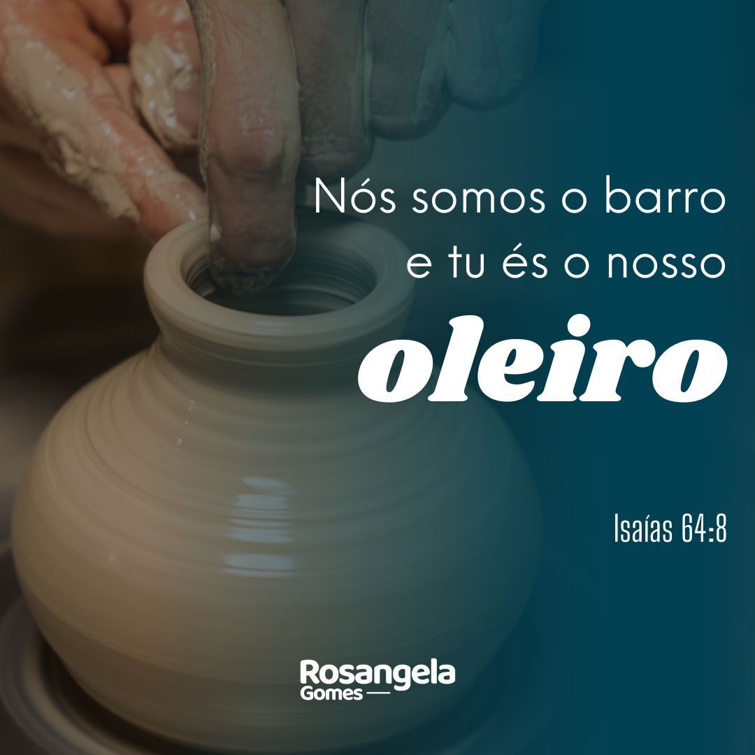 rosangelasgomes's tweet photo. Deus é o oleiro e nós somos o barro em Suas mãos. Ele nos molda e nos transforma para cumprir Seus propósitos. Em Suas mãos, somos obras-primas únicas e preciosas.

#rosangelagomes #quemvotounãosearrepende #Fé #fechadacomoaltar #AltarÉaminhabandeira https://t.co/ZmtTXe4Ya4