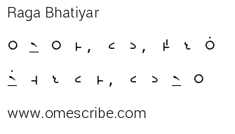 RagaSwar's tweet photo. #Raga #Bhatiyar
 Ascent: s R s m, p g, M d su
 Descent: Ru n d p m, p g R s
 #OmeSwarlipi https://t.co/BlTSJzKVWt