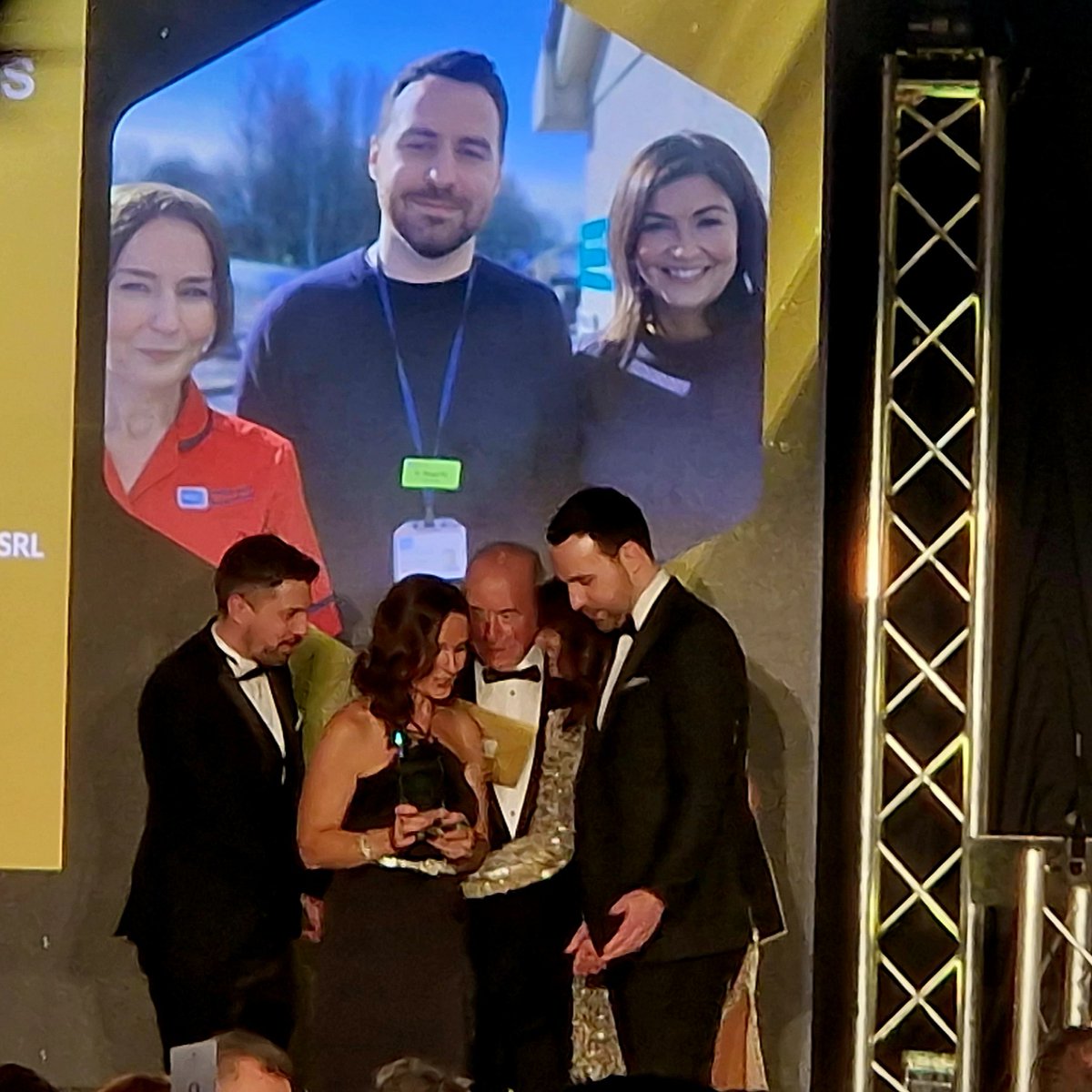 SouthernHSCT's tweet photo. Well done to our teams who won their respective categories at the NI Healthcare Awards 2023 🎉
Well done to
* The Mental Health Pharmacy Team 🏆
* The Genitourinary Medicine Service Team 🏆
* The Aortic Valve Surveillance Service 🏆
🔗 https://t.co/DE1Od9ftL7
#teamSHSCT #NIHA2023 https://t.co/j37SRDtsRb