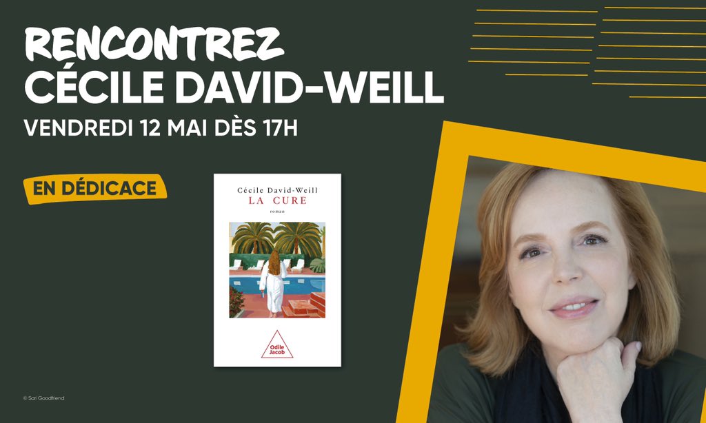 cdavidweill's tweet photo. Chers amis suisses, je me réjouis de venir présenter #LaCure à Genève à l’occasion d’une rencontre à la Fnac de Rive le vendredi 12 mai.

Rdv le 12 mai dès 17h00 à la Fnac de Rive - Rue de Rive 16, 1204 Genève

📸 Sari Goodfriend
🎨 @a1111ac011d0 
📖 @OdileJacob https://t.co/I9X2qi21uz
