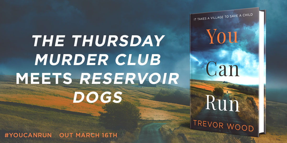 TrevorWoodWrite's tweet photo. To celebrate You Can Run racing (!) to 100 reviews on Amazon I'm going to #GIVEAWAY another two signed hardbacks. To get your name in the hat simply follow me and retweet this offer. UK only. I'll pick two winners on Friday May 6. @TheD20Authors @northern_crime https://t.co/rXe12NPyVv