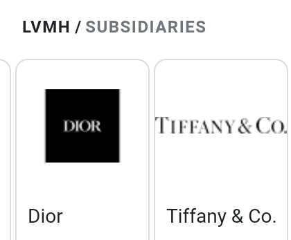 lvmh subsidiaries