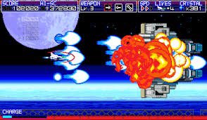 HeadmanJon's tweet image. From the creators of #RagingBlasters comes #Terraflame a horizontal #Shmup now available for preorder on #NintendoSwitch I’m always interested in what @Terarin55 does next #Gaming