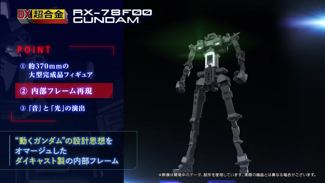 t_features's tweet photo. 「GUNDAM FACTORY YOKOHAMA」の“#動くガンダム”を、音と光の演出と共に約370mmの巨躯で再現。

「DX超合金 RX-78F00 GUNDAM」
プレミアムバンダイにて抽選販売受付中!!
▽抽選販売ページ
https://t.co/2WV9TVq27c
▽商品PV
https://t.co/MJfm9hEUbe

#GFY #ガンダム #t_chogokin #超合金 https://t.co/NHzVY2OfqM