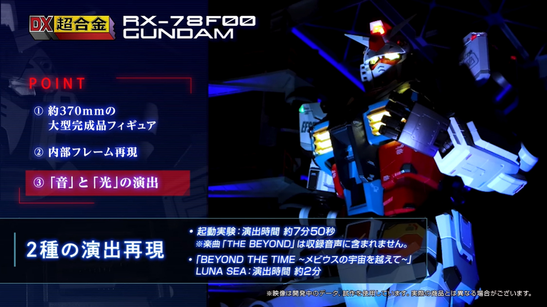 t_features's tweet photo. 「GUNDAM FACTORY YOKOHAMA」の“#動くガンダム”を、音と光の演出と共に約370mmの巨躯で再現。

「DX超合金 RX-78F00 GUNDAM」
プレミアムバンダイにて抽選販売受付中!!
▽抽選販売ページ
https://t.co/2WV9TVq27c
▽商品PV
https://t.co/MJfm9hEUbe

#GFY #ガンダム #t_chogokin #超合金 https://t.co/NHzVY2OfqM