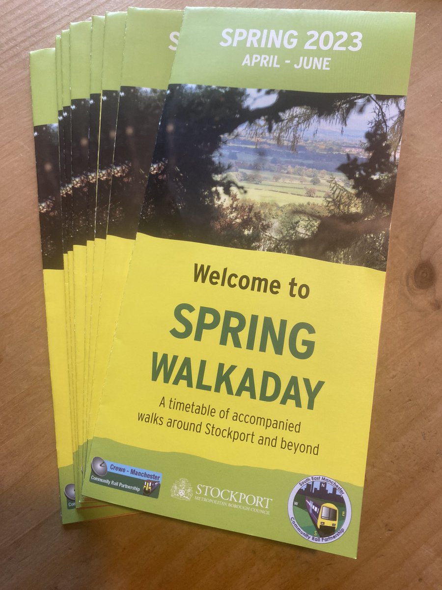 StationEdge's tweet photo. @C2MCRP @Invis_Alderley @socheshire @aeparishcouncil @northernassist @CommunityRail @StockportMBC So many great walking opportunities this spring with many walks starting near stations. Super useful brochure, Cover photo shows Alderley Edge courtesy of @KelvinBriggs66 #walkaday https://t.co/l1Nqwwb2oO