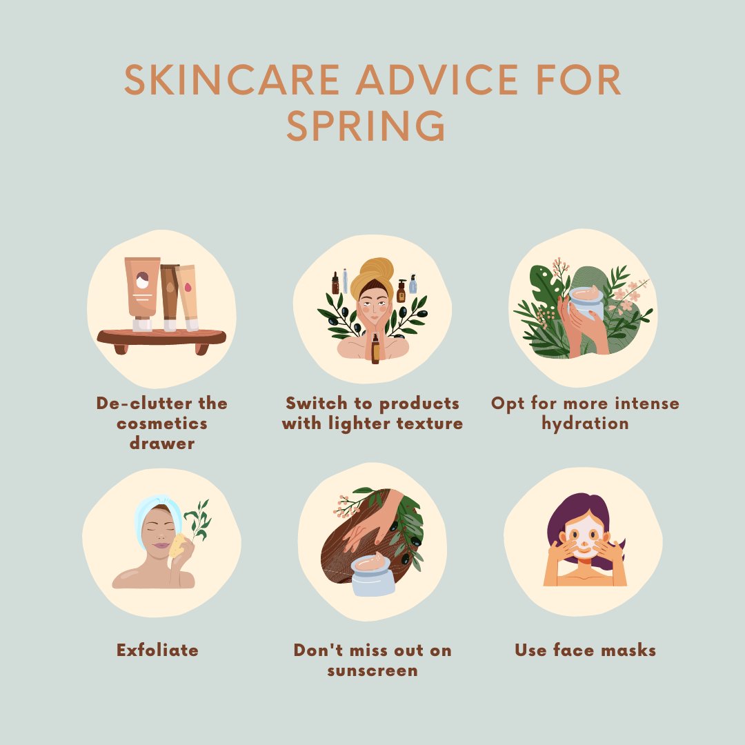 cosmeticsbg's tweet photo. 🌷 Did you spring clean your beauty drawer! 

It's not too late for a little change in your skincare routine! 🌞

Here's 6 things you should do before summer comes! https://t.co/mbR1EnUtC7