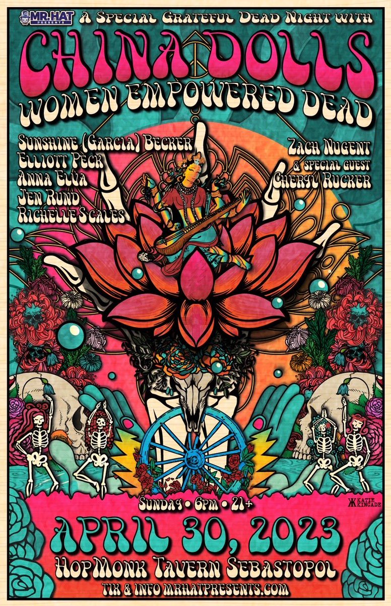 sunbecker's tweet photo. https://t.co/nY8rpw25qL have you gotten your tix yet for this Sunday’s show? A very special evening of Female empowered @gratefuldead and @jerrygarcia Band WITH @znuge alongside @sunbecker (@furthurband ) @ElliottPeck (@TXRFamilyBand, @MidnightNorth ! https://t.co/DHz1fb8DAd