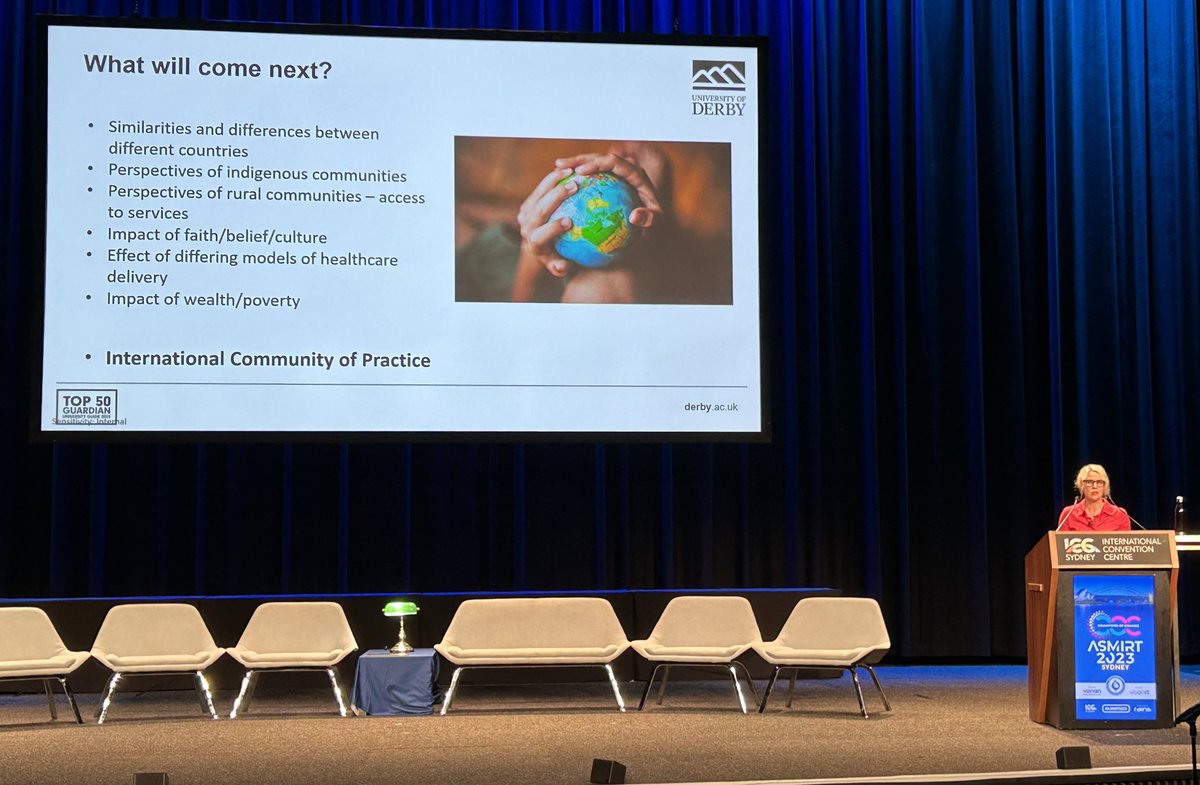 Love @EmmaHydeTeach’s work on person centred care in oncology &amp; imaging &amp; what it actually looks like irl! Great new global collabs seeking invaluable perspectives from indigenous populations / rural communities / impact of wealth / poverty. Great stuff! #ASMIRT2023
