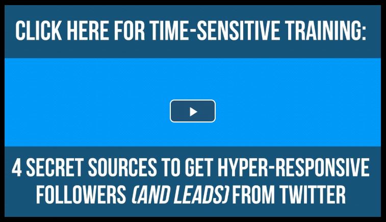 #TwitterTips #TwitterMarketing #FreeTraining 

Unlock 4 Secret Sources 
to Get Hyper-Responsive Twitter Followers 
and 10X Your Leads, Sales &amp; Sign-Ups with Twitter. 
marilynkvasnok.com/utl