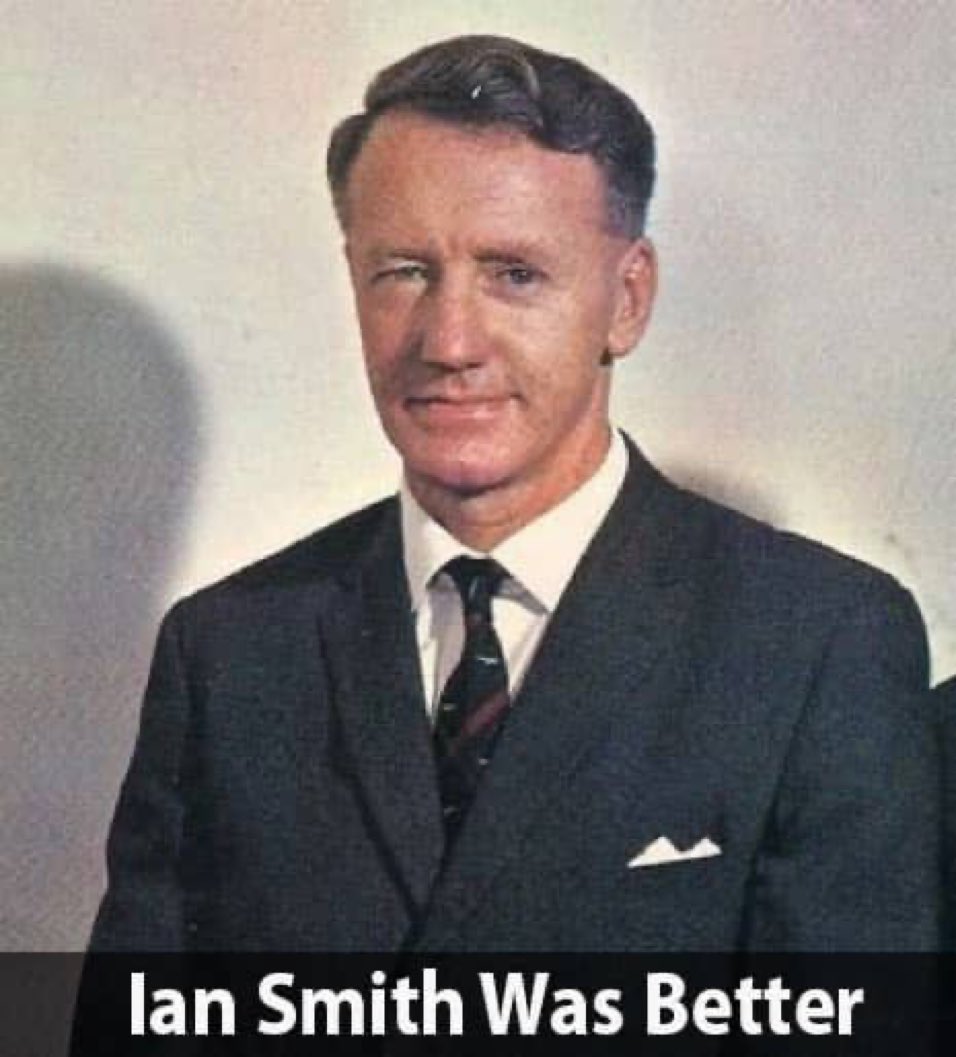 TengeniM's tweet image. Ian Smith was better than @edmnangagwa