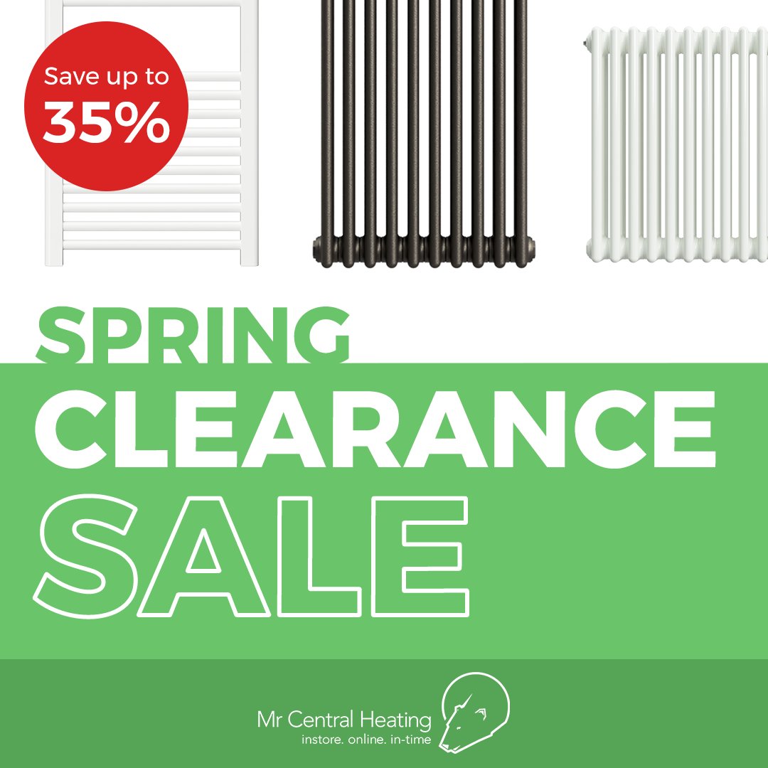 MrCentralHeatin's tweet image. Save up to 35% on selected column radiators and towel rails in our spring clearance sale. 

ow.ly/oHxW50Nwb7p

#MrCentralHeating #SpringClearance #SaleOn #HowYouHome #Radiators #TowelRails #Spring2023