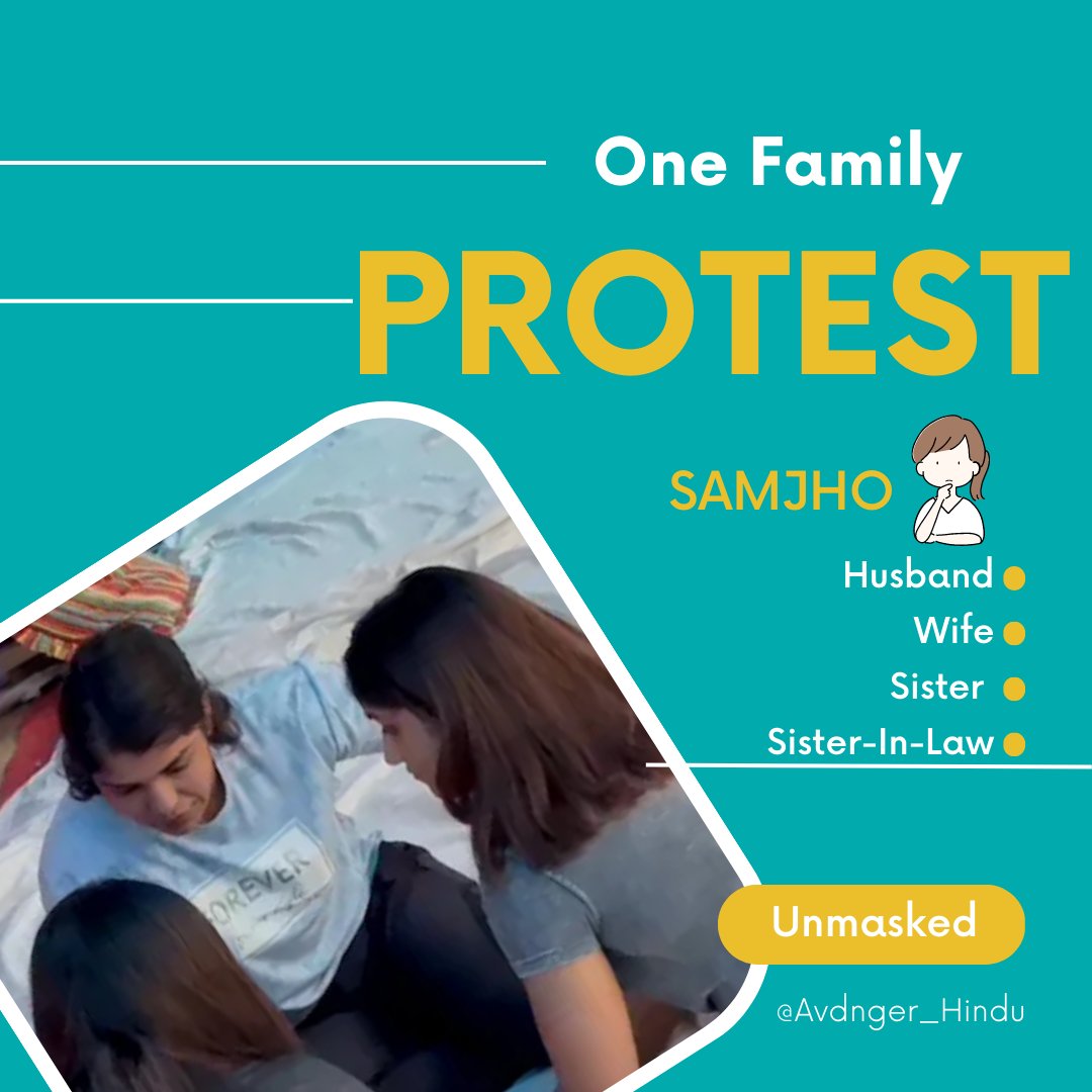 Avenger_Hindu's tweet photo. #Samjho
One Family Protest https://t.co/3elPoh3p57