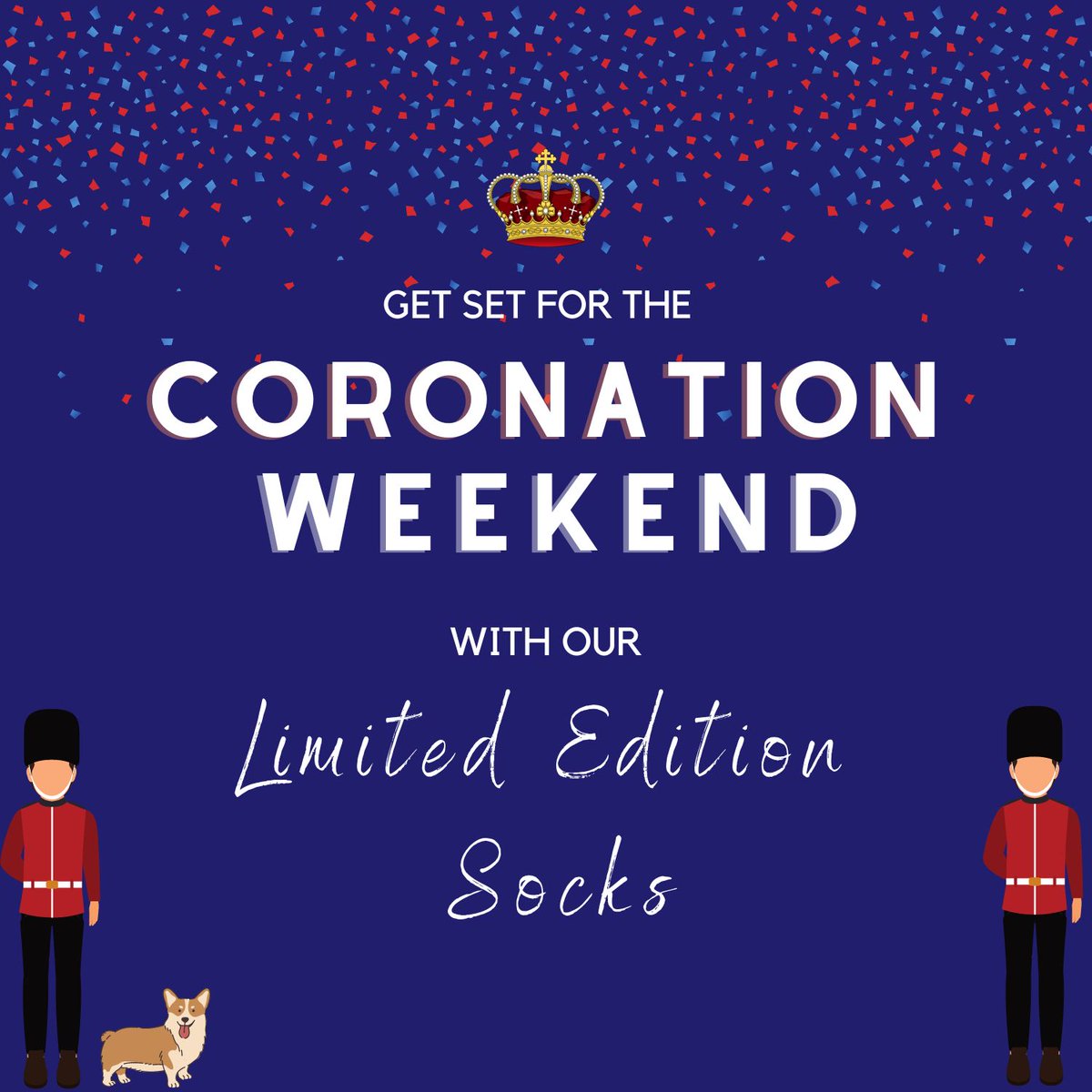Corgi_Socks's tweet photo. Sign up to our newsletter to get 15% OFF our Coronation socks ready for the celebrations on May 6th. Just enter the code at the checkout.
#socks #madeinwales #madeinbritain #sockoftheday #sockofinstagram #sockstyle #sockswag #cutesocks #dogsocks #coronation #kingcharles #socklo https://t.co/ZwidX7IpOj