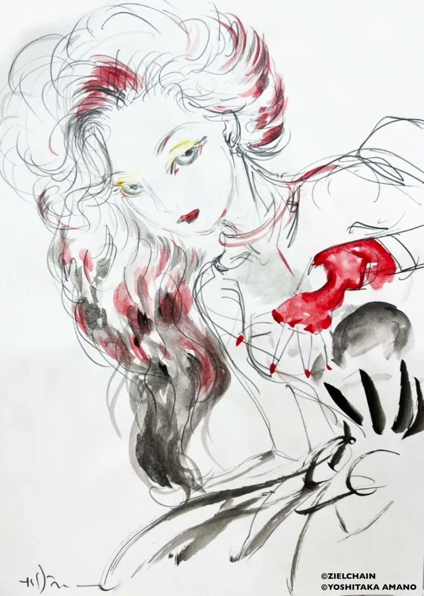 🌟✨ Discover the enchanting world of Yoshitaka Amano, a true master of blending traditional Japanese art with contemporary fantasy. His ethereal illustrations transport us to realms beyond our imagination. #YoshitakaAmano #Zielchain