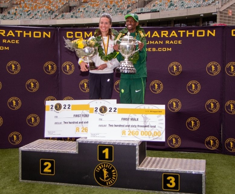 ComradesRace's tweet photo. This year’s @ComradesRace prize purse will be a substantial R4.31-million, a 90% increase on last year's R2.27 mill.

Its nearly a doubling of 2022 1st prize from R260k to R500k with 2nd &amp; 3rd overall showing similar increases; from R130k to R250k for 2nd &amp; R90k to R180k for 3rd. https://t.co/0xZVfdOpn1