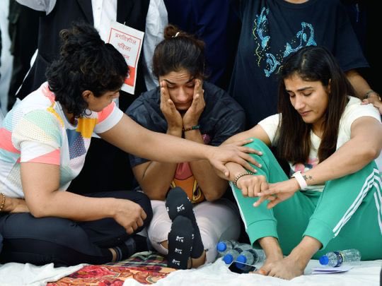 BChetanAnand's tweet photo. They are our pride of the nation..they won Olympic medals and also held our flag flying high &amp; now they are protesting against the head of wrestling federations with allegations of sexual harassment..
I support them and there should be a fair trial and probe 

#WrestlersProtest https://t.co/sQCcqUM3G1