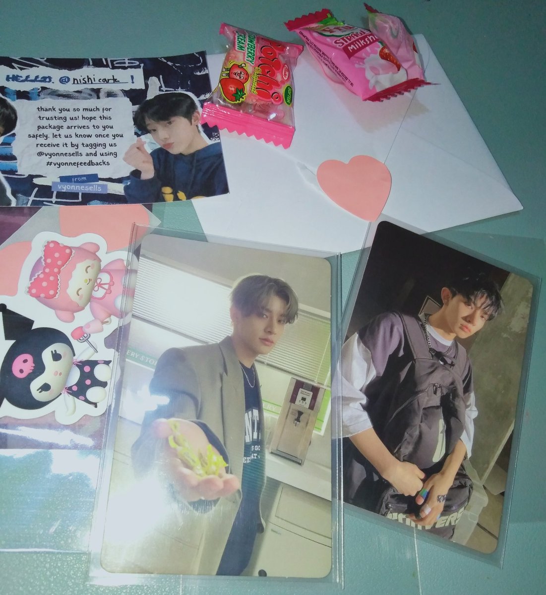 nishicartz's tweet photo. ೃ⁀➷ #mailsforkae

hello @vyonnesells !! heejake came home today. thank you so much for the freebies and for packing it well. also for letting me have my prio, hee quiapo ^^🫰
#vyonnefeedbacks https://t.co/S0SMMBmj8r
