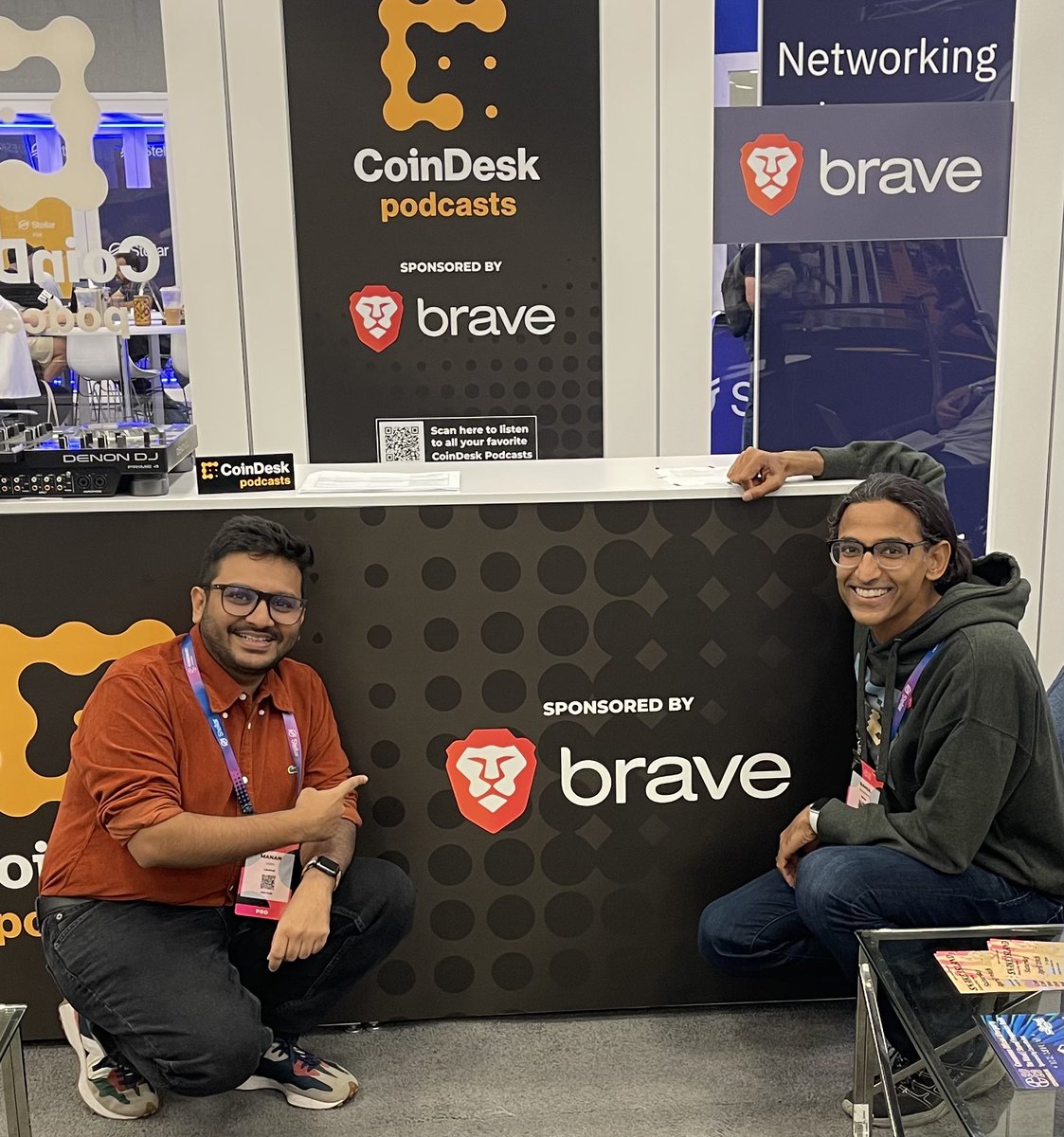 eth_us's tweet photo. Good times in Austin ⭐️ Texas 🦓 @ImMananVohra 

5 years ago in NYC, I met the @ZebPay founders @mahingupta @21towersbitcoin @LmnlHQ @sandeepbitcoin

@Brave 🦁 @CoinDesk  #Consensus2023

I just did 50 pushups &amp; bought 100 $BAT 0.1 $ETH and 0.001 $BTC https://t.co/G73YhEwx9Y