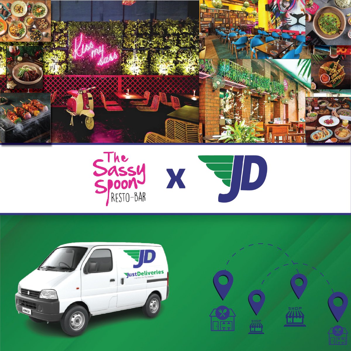 Introducing our new client, The Sassy Spoon! We're thrilled to provide prompt refrigerated deliveries to this adaptive and accomplished kitchen founded by Rachel Goenka. #JustDeliveries #TheSassySpoon #PromptRefrigeratedDeliveries