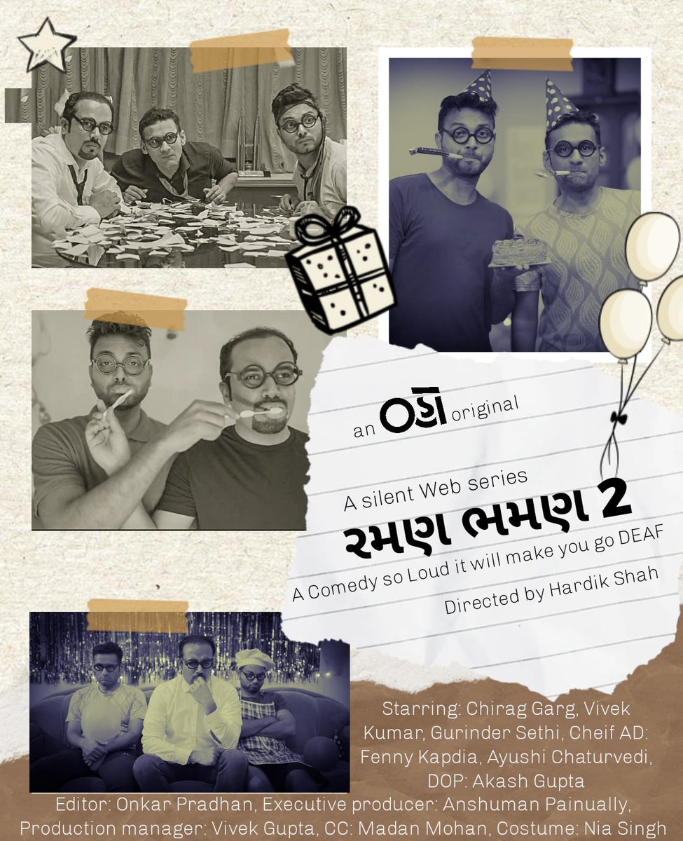 Five Senses Theatre Group Presents, Raman Bhaman
Web series - Season 2
Directed by - Hardik Shah,

Call &amp; WhatsApp on 9967780425
Visit - fivesensestheatre.com

#fivesensestheatre #mumbai #bollywood #theatregroup #mumbaitheatre #actingclass #ActingAudition #actingschool #acting