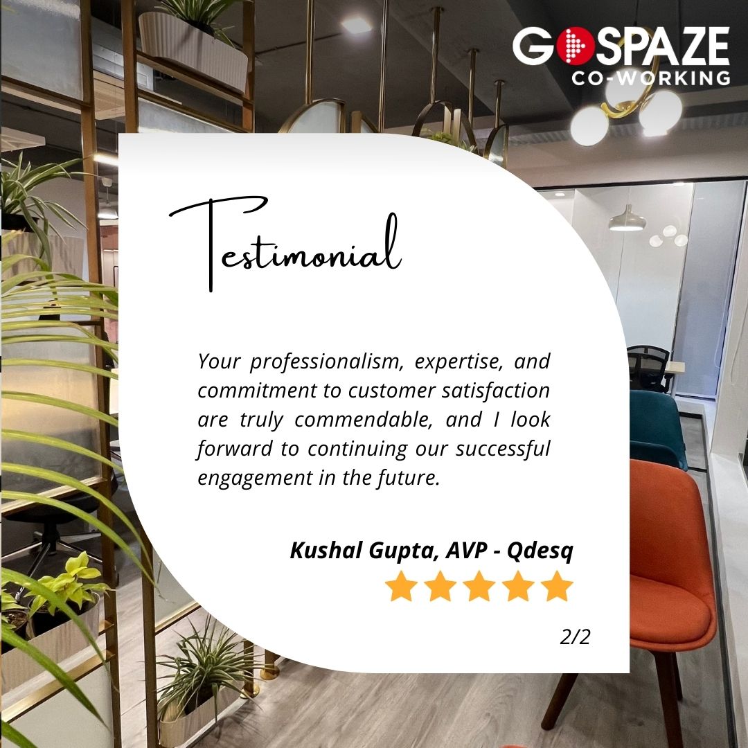 GoSpazeGo's tweet photo. Showing appreciation is a great motivator for us to continue moving forward.

#GospazeCoworking #Gospaze #coworking #networking #entrepreneurship #coworking #productivity #coworkingcommunity #testimonial #clientfeedback https://t.co/xtqNxW0Ssj