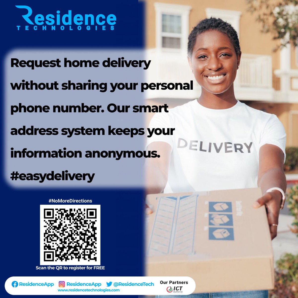 carolewanza's tweet photo. Tired of giving out your personal information to every delivery service? Use Residence Technologies to keep your data safe. https://t.co/2XuQ4ScaPM #ResidenceTechnologies https://t.co/8RzWws4aj8