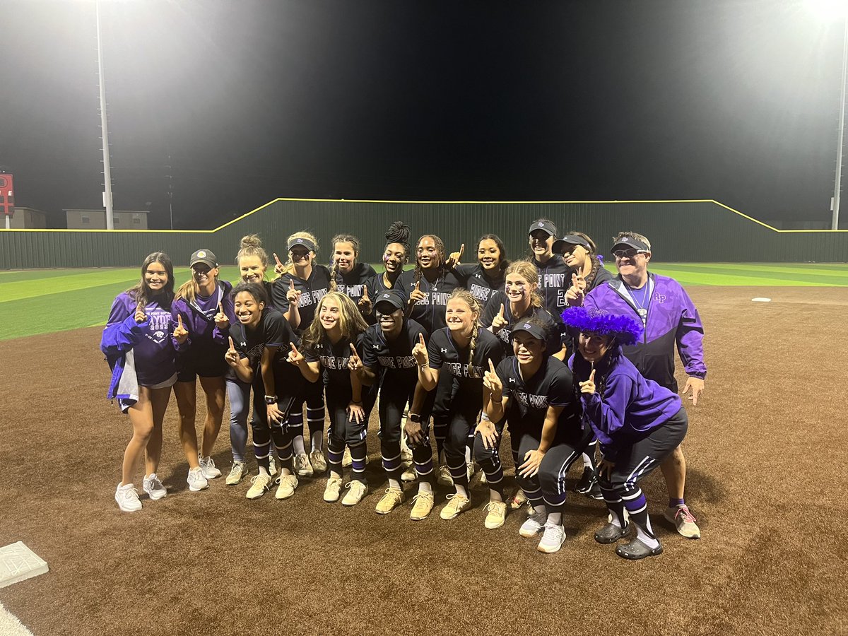 Start time 5:30 pm Jordan HS. End time 12:15 am Cy Lakes HS. These girls showed a lot of heart on a long grueling night beating Tompkins 16-8. Bi-District Champs. Way to go Panthers @RPHS_Panthers @RP_PantherPride @FBISDAthletics @RPSoftball