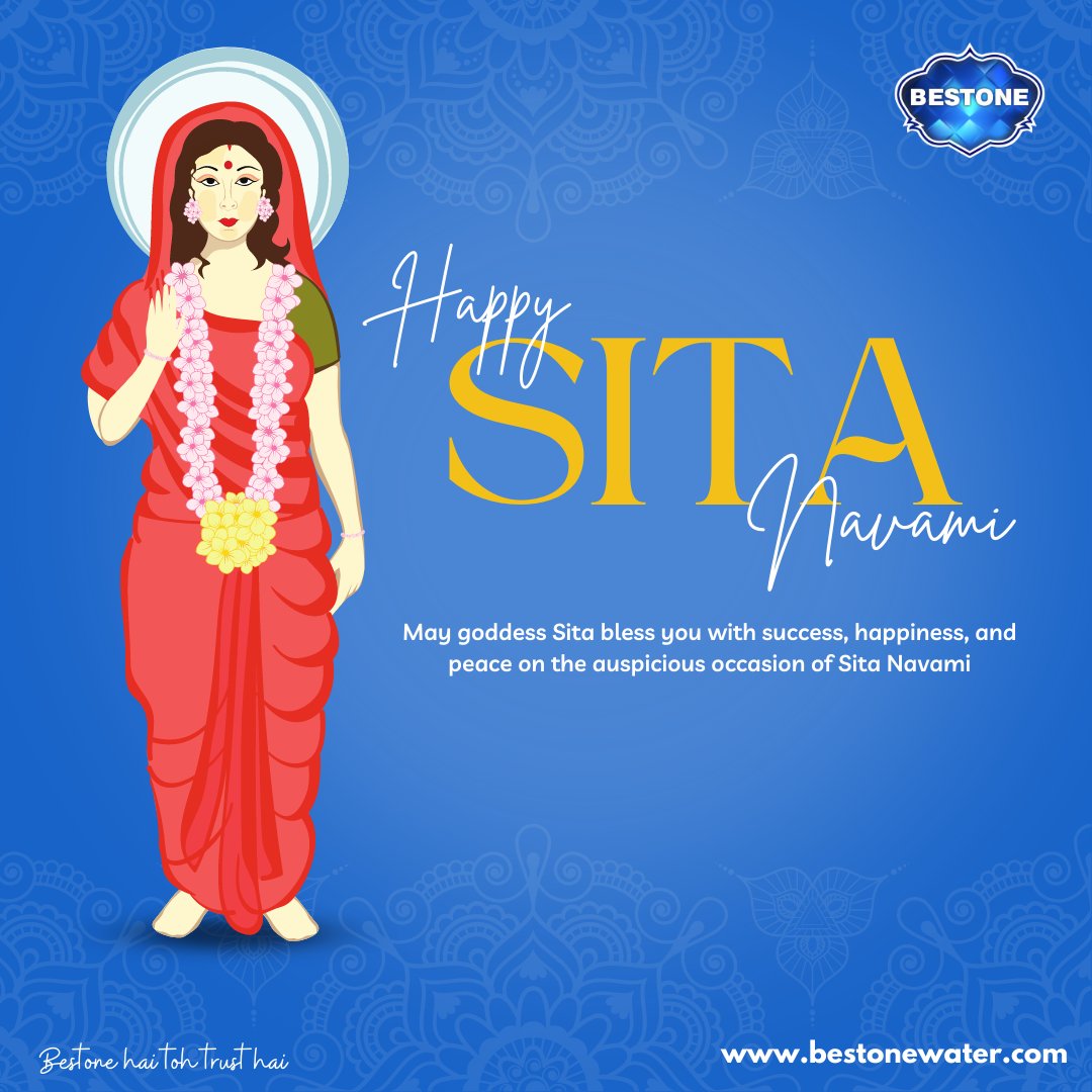 bestonewater's tweet photo. On this auspicious day of Sita Navami, may the divine light of Mata Sita guide you on the path of righteousness.
#SitaNavami #SitaNavami2023 #Sita #siya https://t.co/dRmJCxVidc
