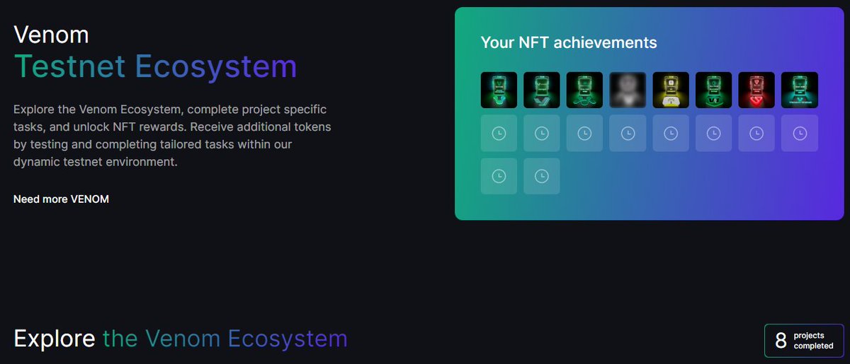 8个做完了，确实挺麻烦，至于后面有没有空投，谁也不知道，总之宁可做了无用，也不能没做拍大腿！反正测试网，没什么成本，无非费些时间！