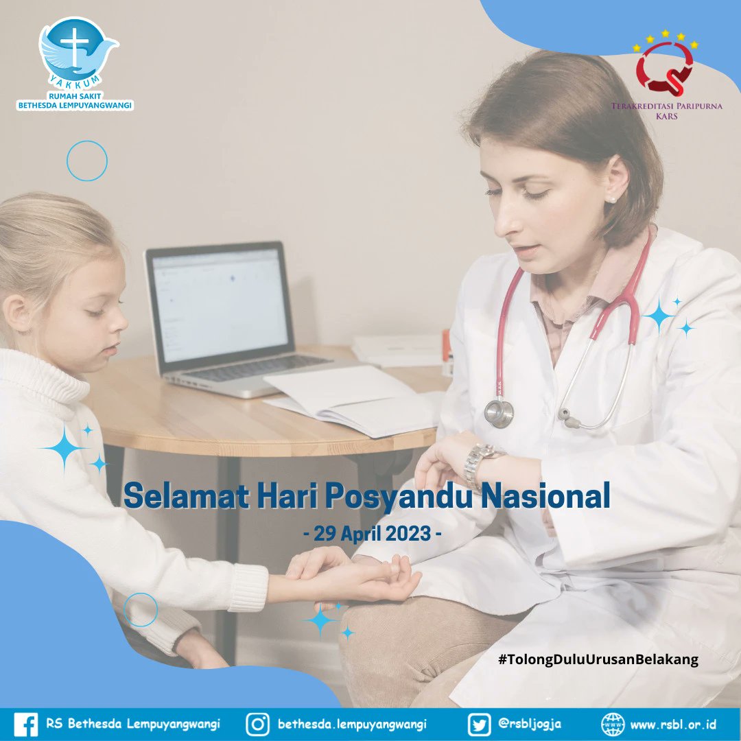 rsbljogja's tweet photo. Hari Posyandu Nasional 
Mari bersama kita tingkatkan kualitas kesehatan ibu dan anak Indonesia
#posyandu 
#kesehatanibudananak https://t.co/ahP3LS8XWt