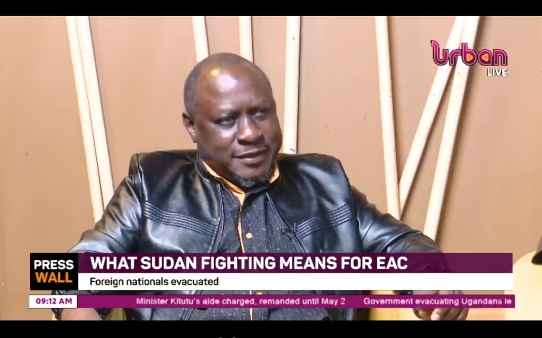 <a href="/DavidMafabi5/">David Mafabi</a>: "South Sudan is a member of EAC. And South Sudan and Sudan share the longest border in Africa. So, the immediate effect of the Sudan conflict on EAC would be a humanitarian crisis as people run away from the war to EAC countries as refugees."
#PressWall