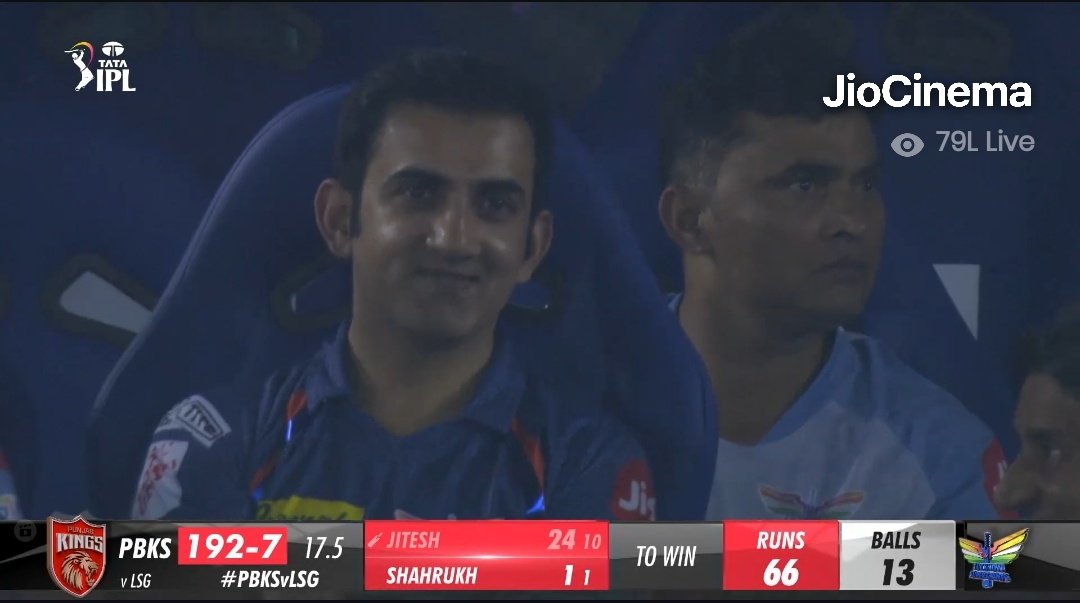 And for the first time Gautam is not Gambhir but Happy. 😁
#LSGvPBKS #KKRvGT #DCvSRH