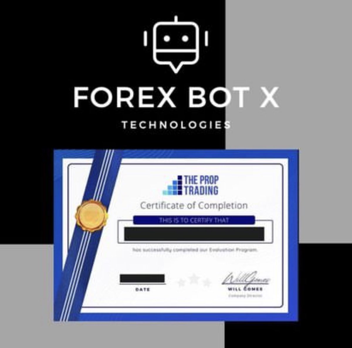 forexbotx's tweet photo. The Prop Trading, (passed in 2022 with FBX).
We do not operate anymore on TPT as they are no longer able to provide funding for traders. All profit targets met!
Pre orders start soon.

#forex #forextrader #entrepreneur #trading #forexlifestyle #investing #money #Bitcoin https://t.co/GmYvQBRVba
